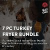 GasOne Turkey Fryer 30 Quart Pot Outdoor Burner – Cast Iron Burner Head 7-Piece Set Outdoor Deep Fryer with Thermometer, Marinade Injector, B-5155-NB - 2 of 4