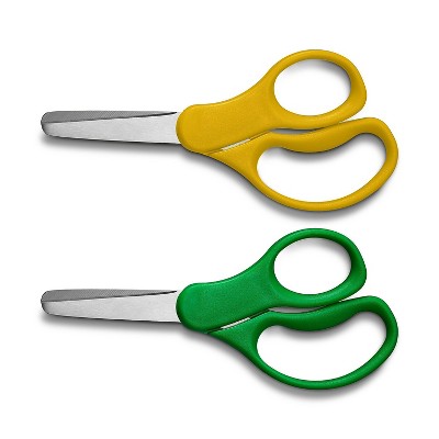 TRU RED Staples 5" Kids Blunt Tip Stainless Steel Scissors Straight Handle Right & Left Handed