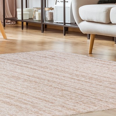 Gertmenian Thayer Abrash Modern Abstract Bedroom Livingroom Easy Care Plush Microfiber Shag Indoor Area Rug