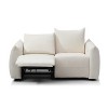 Power Leather Recliner Sofa Set w/ USB, Storage & Cup Holders. Electric Adjustable Backrest & Footrest - Luxury Functional Sofa - 2 of 4