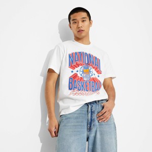 Men's Short Sleeve NBA Teams Graphic T-Shirt - Original Use™ Off-White - 1 of 3