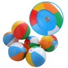 12 Pcs Inflatable Beach Balls for Kids Pool Toys, Rainbow Color Summer Water Toy Indoor Outdoor Fun Play Game Activities - 2 of 4