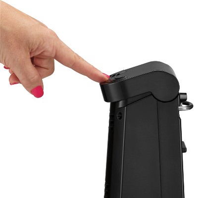 Black Electric Side-Cut Can Opener with Magnet