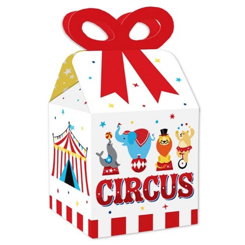 Big Dot Of Happiness Carnival - Step Right Up Circus - Square Favor ...