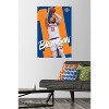 Trends International NBA New York Knicks - Jalen Brunson 24 Unframed Wall Poster Print Clear Push Pins Bundle 22.375" x 34" - 2 of 4