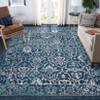Vintage Area Rug Retro Floral Indoor Carpet Oriental Medallion Floor Rug Aesthetic Carpet Traditional Rug for Living Room Bedroom Kitchen - 4 of 4