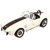 1964 Shelby Cobra 427 S/C Roadster Cream with Black and Orange Stripes 1/18 Diecast Model Car by Road Signature - 2 of 3