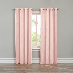 BrylaneHome BH Studio Velvet Grommet Panel - 1 of 3