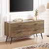 VYNXARIA Spacious 4 Drawer Chest in Rustic Walnut: Ideal for Bedroom, Living Room & Hallway - 4 of 4