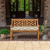ARDEN Foam Outdoor Bench Cushion, 48 x 18, made with ProFoam, Rain-proof, Fade Resistant - 2 of 4