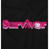 Betty Boop Breast Cancer Survivor Womens Graphic T Shirt Tees Brisco Brands - 2 of 4