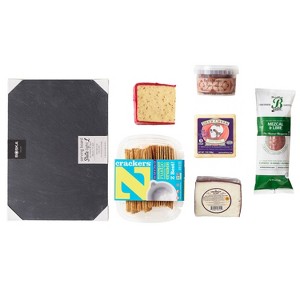 Gourmet Dash Charcuterie Boozy Cheese Collection Party Platter - 46.4oz - 1 of 2