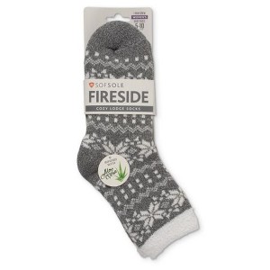 Sof Sole Women's Fireside Ultra Warm Cozy Crew Socks - Medium - 1 of 1