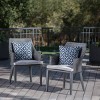 Set of 2 Rattan Patio Chair With Cushion, Outdoor Armchairs with Metal Legs, All-Weather Patio Furniture for Backyard or Balcony-Maison Boucle - 2 of 4