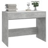 VidaXL Desk Concrete Gray 39.8"x19.7"x30.1" Engineered Wood - 4 of 4