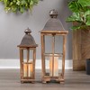 Melrose Tapered Wood Lantern (Set of 2) - 3 of 3