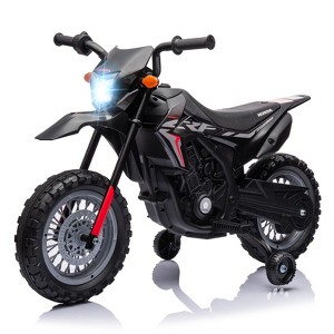 Garvee Kids Electric Ride-on Motorcycle, 6V-Motorbike with Training Wheels,Headlight,Engine Sounds, for Boys Girls - 1 of 4