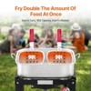 VEVOR 18 Qt Fish and Wing Fryer with Double Basket, Aluminum Propane Fish Fryer Kit, Outdoor Deep Fryer Seafood Pot with Thermometer, Silver - 3 of 4
