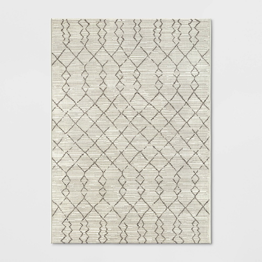 5' x 7' Diamond Global Coastal Outdoor Rug Cream - Project 62™