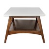 GDFStudio Maria Wood 48" Coffee Table with Shelf - 4 of 4