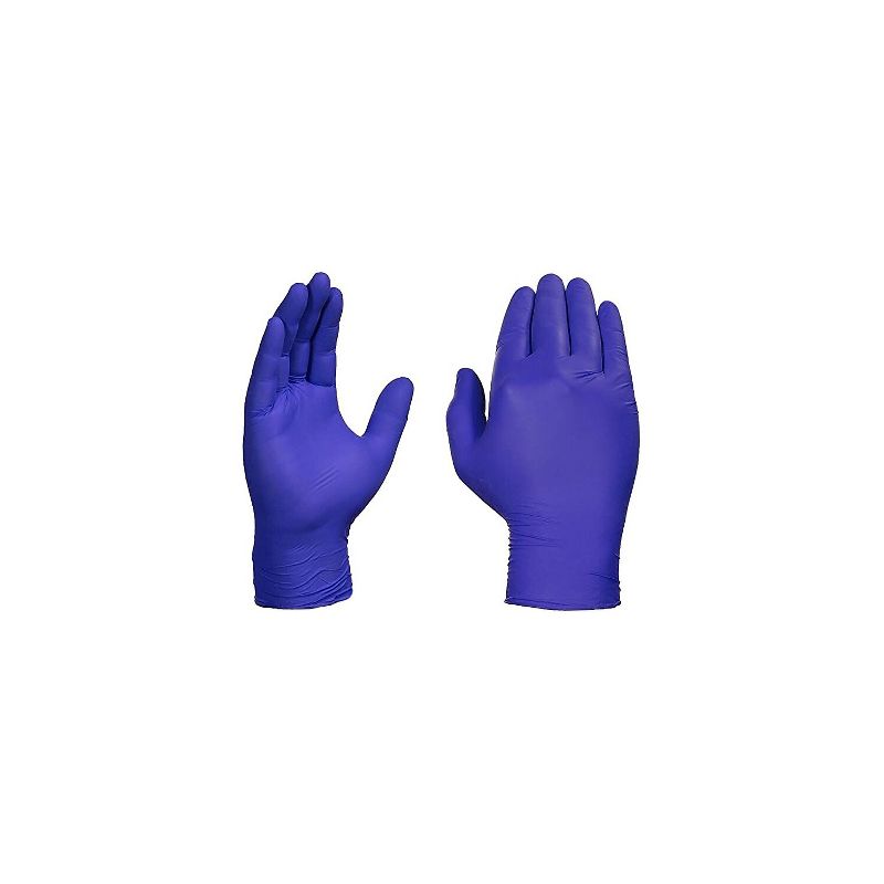 Ammex Indigo Powder Free Nitrile Exam Gloves Latex Free Medium AINPF44100, 3 of 6