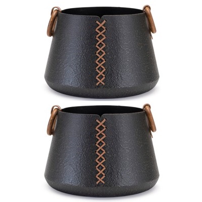 Melrose Iron Metal Vase (Set of 2)