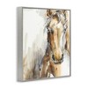 Stupell Industries Abstract Brown Horse Portrait Framed Giclee Art - 2 of 4