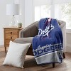 MLB Los Angeles Dodgers 46"x60" Spirited Silk Touch Throw Blanket: Team Logo Plush - 2 of 2