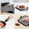 REGALWOVEN Oven Mitts and Pot Holders Sets 2Pcs, Heat Resistant Oven Mitts and Pot Holders for Kitchen - 4 of 4