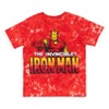Marvel Avengers Miles Morales Hulk Captain America  Graphic T-Shirt French Terry Shorts Set Tie Dye Little Kid to Big Kid - 2 of 4