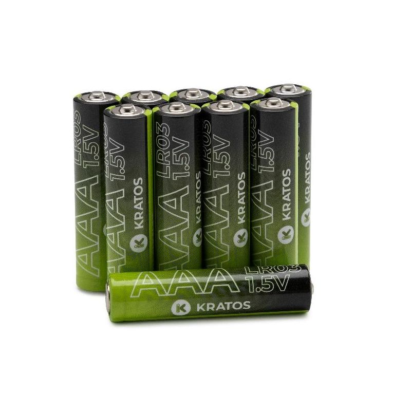 Kratos Power High-Performance Ultra Alkaline AAA Batteries (10-Pack), 2 of 4