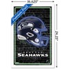 Trends International NFL Seattle Seahawks - Neon Helmet 23 Framed Wall Poster Prints - 3 of 4