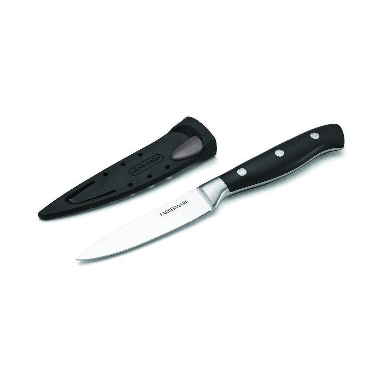 Farberware Edgekeeper 3.5&#34; Paring Knife Black/Gray, 1 of 6