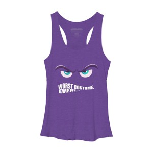 Women's Design By Humans Worst Costume Ever (Halloween) By Editive Racerback Tank Top - 1 of 3