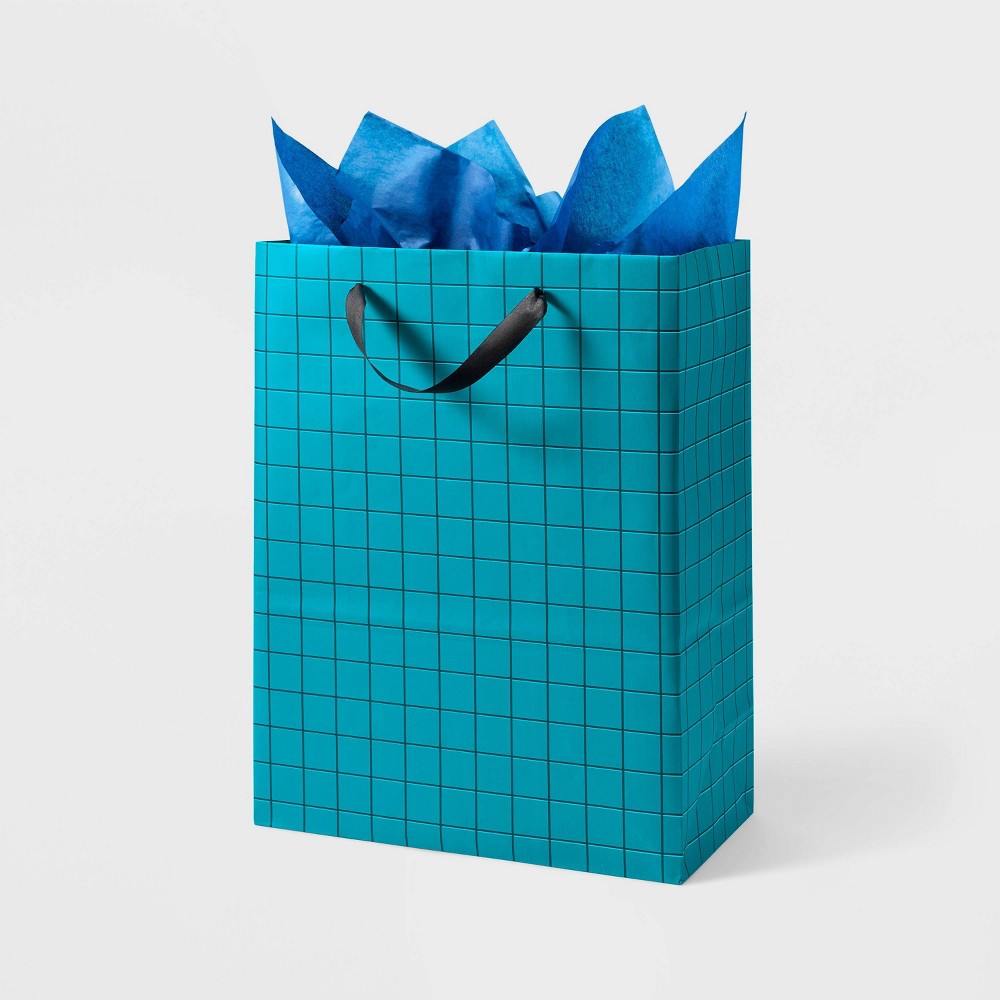 Photos - Other Souvenirs Large Birthday Gift Bag with Tissue Grid - Spritz™