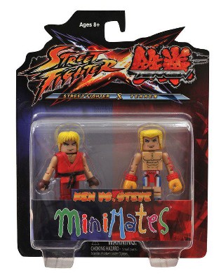 Diamond Comic Distributors, Inc. Street Fighter X Tekken Minimates Figure 2 Pack Ken vs Steve