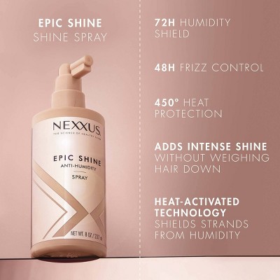 Nexxus Anti Humidity Epic Shine Hair Spray - 8oz