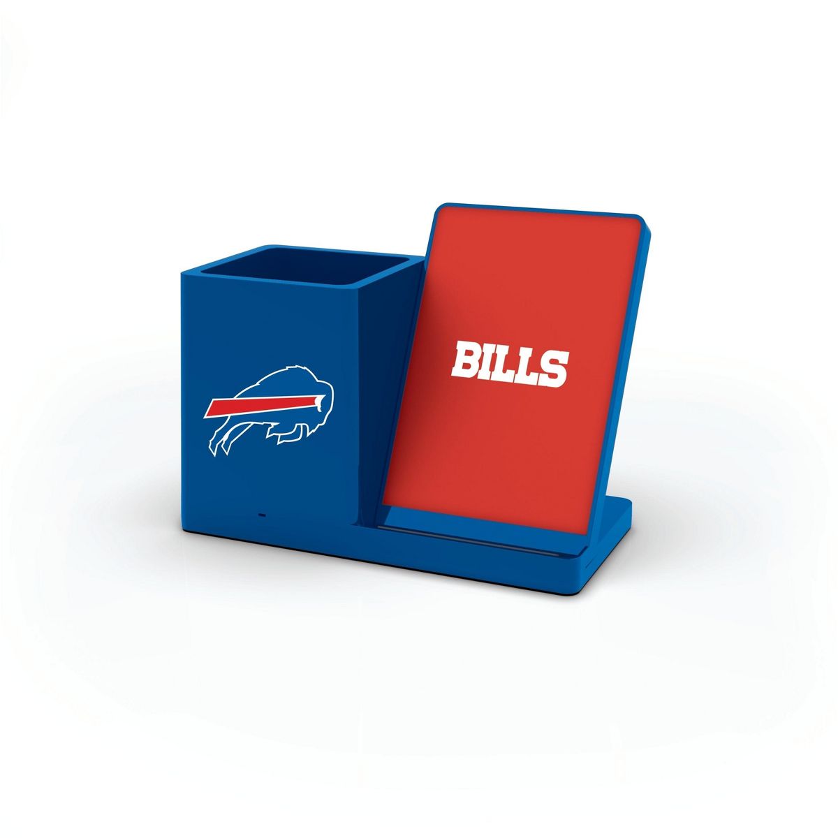 SOAR NFL Wireless Charging Phone Stand and Desktop Organizer- Buffalo Bills