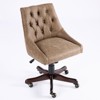 NicBex Tufted Button Office Chair with Adjustable Height Modern Tiltable PU Leather Computer Chair with Metal Base for Office, Study, Bedroom - 4 of 4