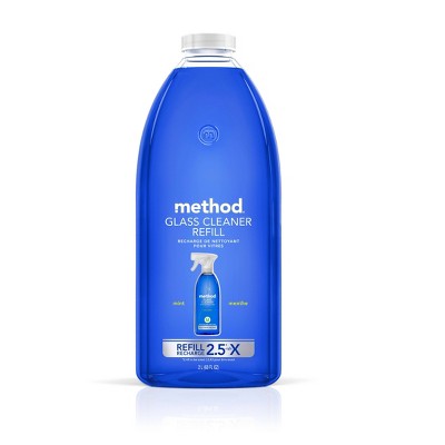 Method Cleaning Products Glass + Surface Cleaner Refill Mint - 68 fl oz