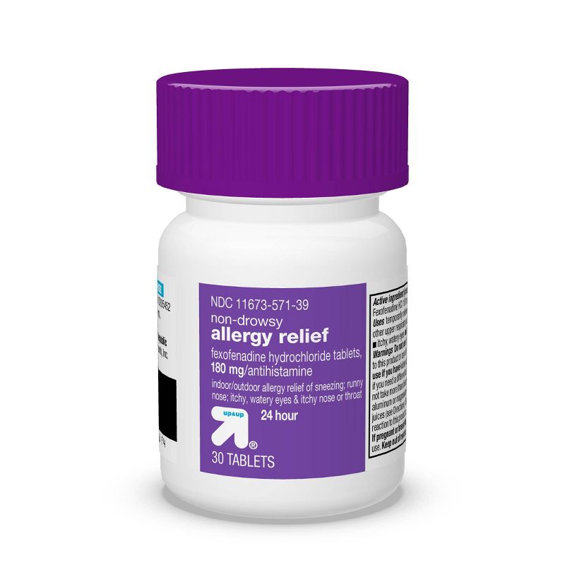 Fexofenadine Hydrochloride Allergy Relief Tablets - up & up™, 6 of 7