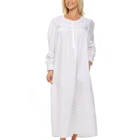 Adr Vintage Nightgown Vintage Victorian Nightgowns For Women 100 Cotton Nightgowns For Women White Xl Target