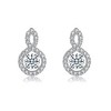 Timeless and Elegant Classic Drop Earrings Adorned with Sparkling Clear Cubic Zirconia for a Touch of Sophisticated Glamour - 3 of 3