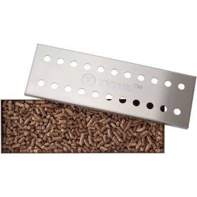 TYTUS Silver Stainless Steel Smoker Box for Grills