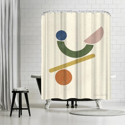 Americanflat Balance Shapes by Pauline Stanley Shower Curtains