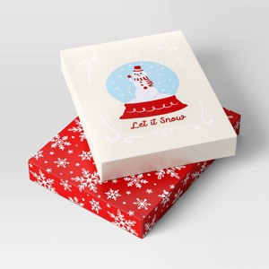 2ct Christmas Garment Box Snowman and Snowflakes - Wondershop™ - 1 of 3