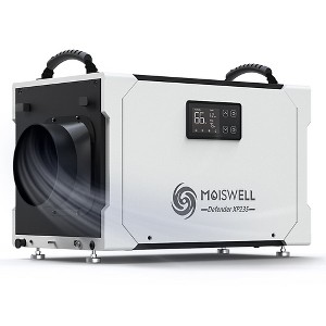 Moiswell 235 Pints Commercial Dehumidifier with Pump for Crawl Space, Basement, Industry Water Damage - 1 of 4