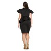 L I V D Women's Calista Neoprene Peplum Dress - 3 of 3