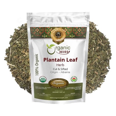 Plantain Leaf cut and sifted (16 Oz)