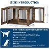 Wooden Dog Crate with Dual Locking Doors, Chew-Resistant Breed Indoor Kennel, Pet Cage End Table - 2 of 4